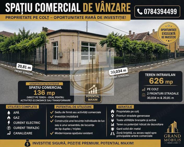 Teren de 627 mp, în Blașcovici