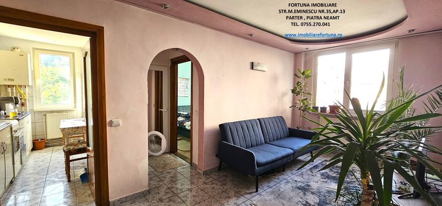 Apartament cu 3 camere decomandat în Central