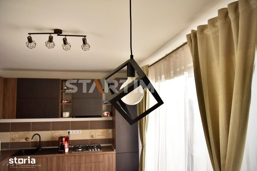 Apartament cu 2 camere semidecomandat, mobilat în Sânpetru