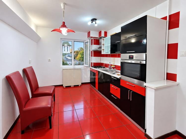 Apartament cu 3 camere semidecomandat, mobilat în Brâncoveanu