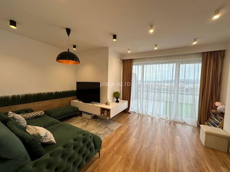 Locuin?a moderna cu 3 camere confort sporit ?i terasa de 58 mp, in Gheorgheni