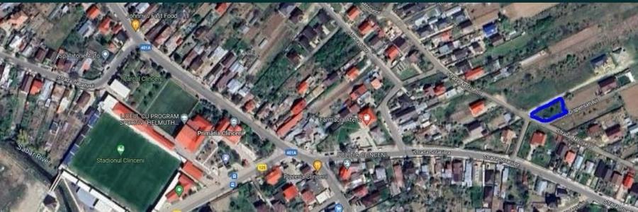 Teren de 597 mp, în Clinceni
