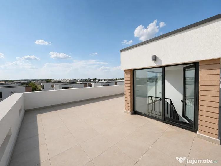 Casă cu 4 camere cu Teren 300 Mp în Tunari