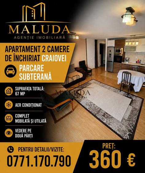 Apartament 2 camere de inchiriat, Craiovei - 1