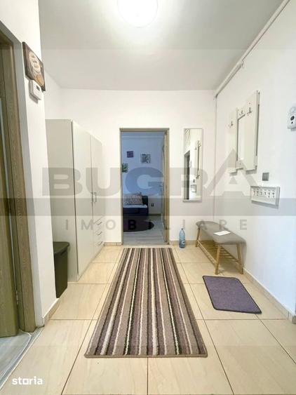 Apartament cu 2 camere semidecomandat, mobilat în Baciu