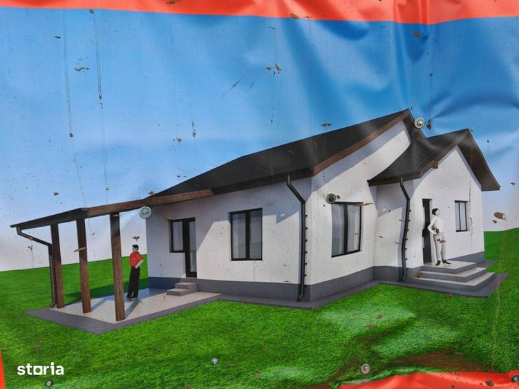 Casă cu 3 camere cu Teren 400 Mp în Hemeiuș