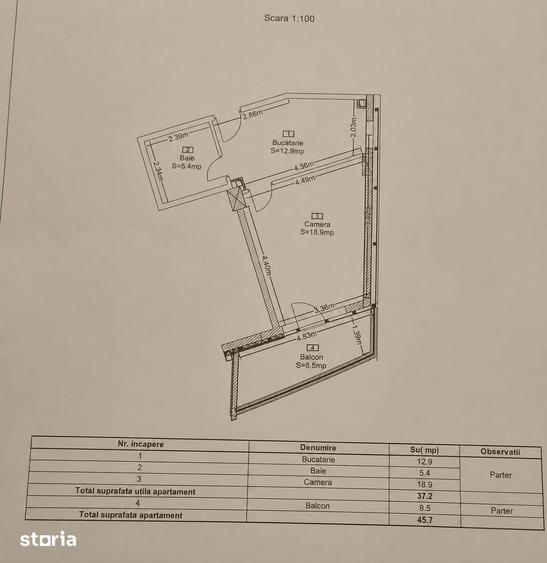 Apartament 1 camera finisat, in ansamblul Wings Zorilor - 4