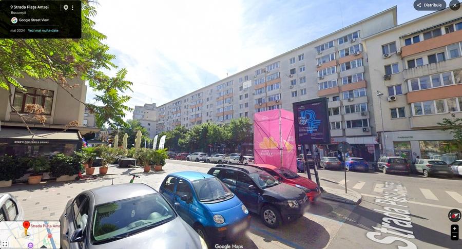 Garsonieră decomandată, mobilată în Amzei