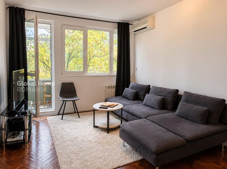 Apartament cu 2 camere semidecomandat, mobilat în Grivița
