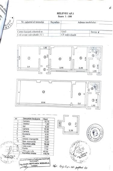 Casă cu 5 camere cu Teren 58 Mp în Centrul Civic