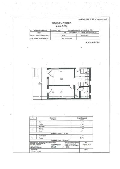 Casă cu 4 camere cu Teren 250 Mp în Cernica
