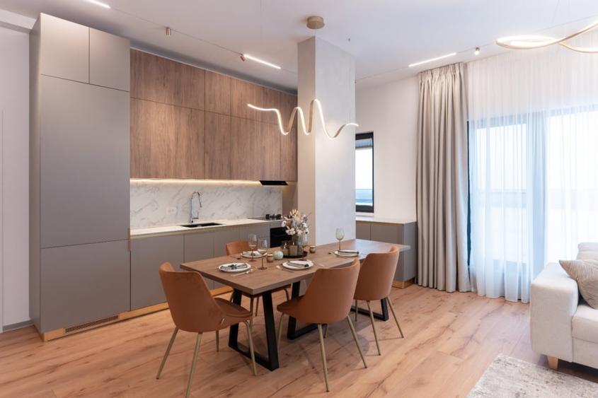 Apartament cu 3 camere, mobilat în Tunari