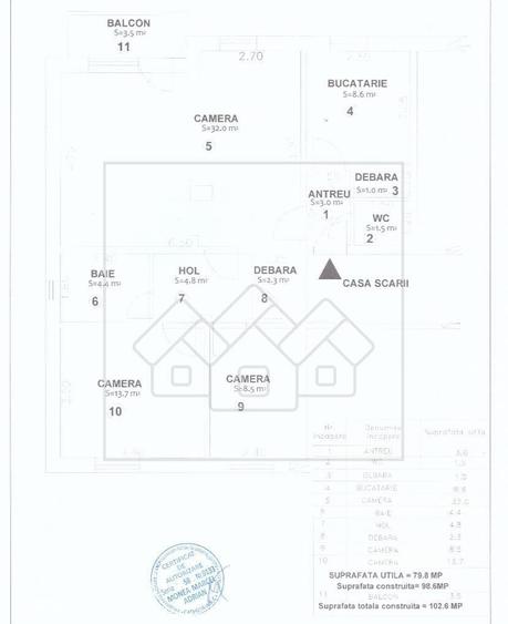 Apartament cu 3 camere în Calea Dumbrăvii
