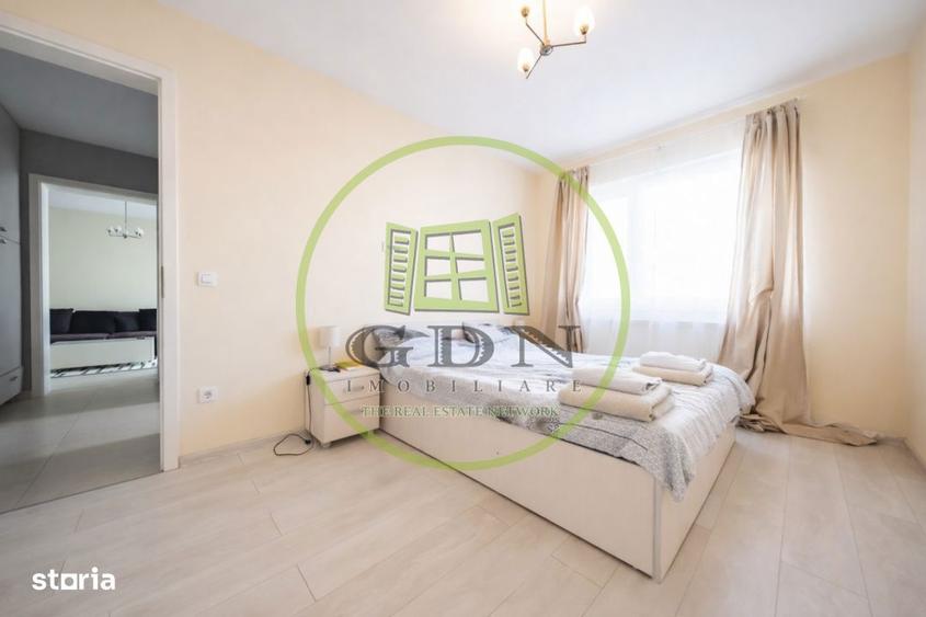 Apartament cu 2 camere decomandat, mobilat în Tractorul