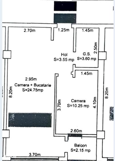 Apartament de vanzare ( 2 camere + bucatarie), zona Dedeman - 2