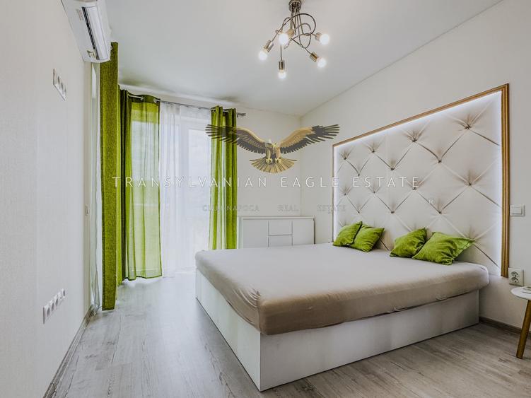 Apartament cu 2 camere semidecomandat, mobilat în Central