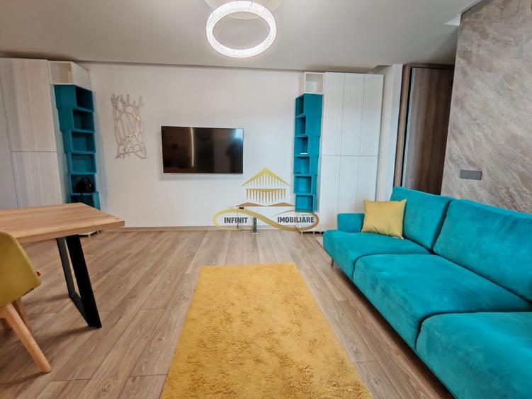 Apartament cu 2 camere semidecomandat, mobilat în Nord