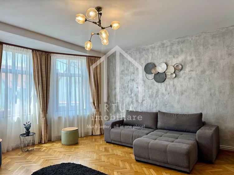Apartament cu 2 camere semidecomandat în Central