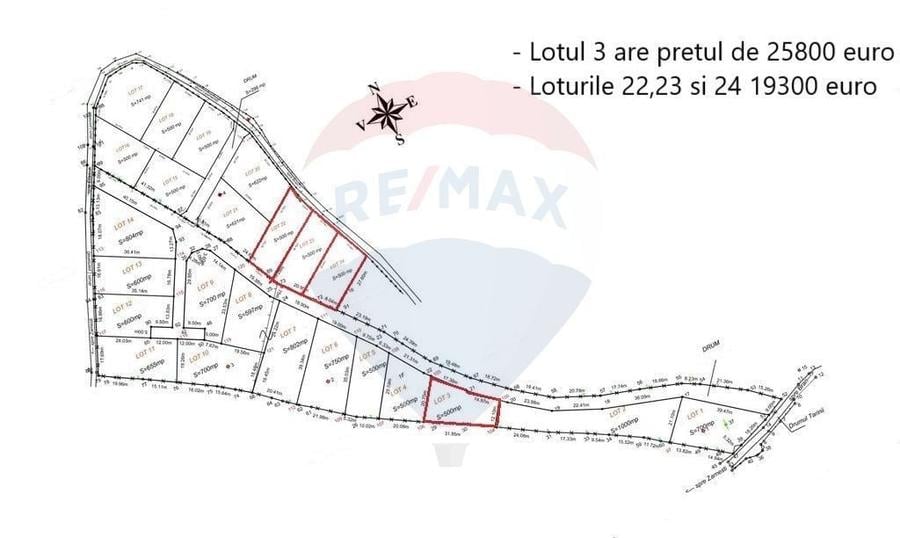 Teren de 500 mp, în Tohănița