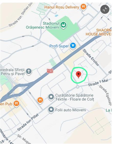 Garsonieră decomandată în Central
