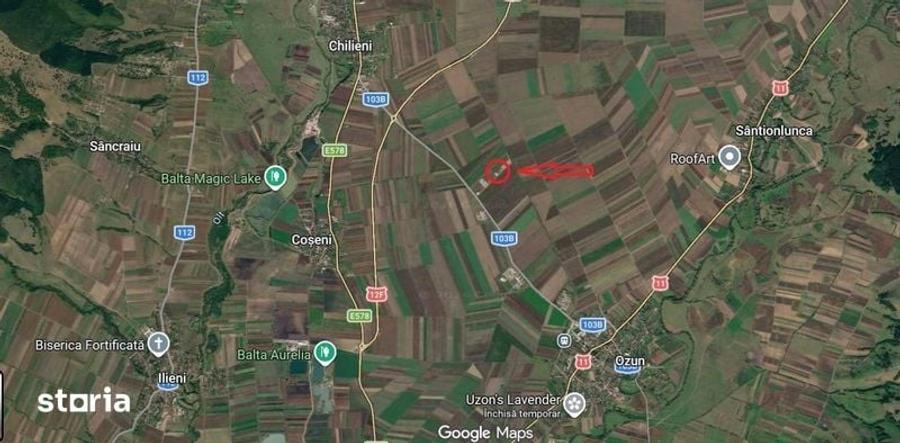 Teren de 5000 mp, în Central