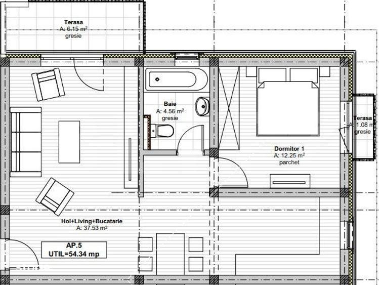 Apartament 2 camere, potential de mansardare, 4 locuri de parcare, Gia - 2