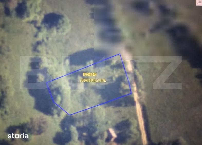 Teren de 1132 mp, în Ponor