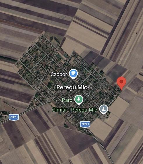 Teren de 1260 mp, în Peregu Mic