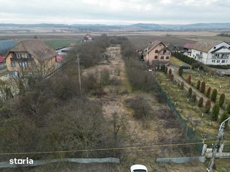 Teren de vanzare la intrare in Ungheni cu deschidere de 36 m la E60 - 1