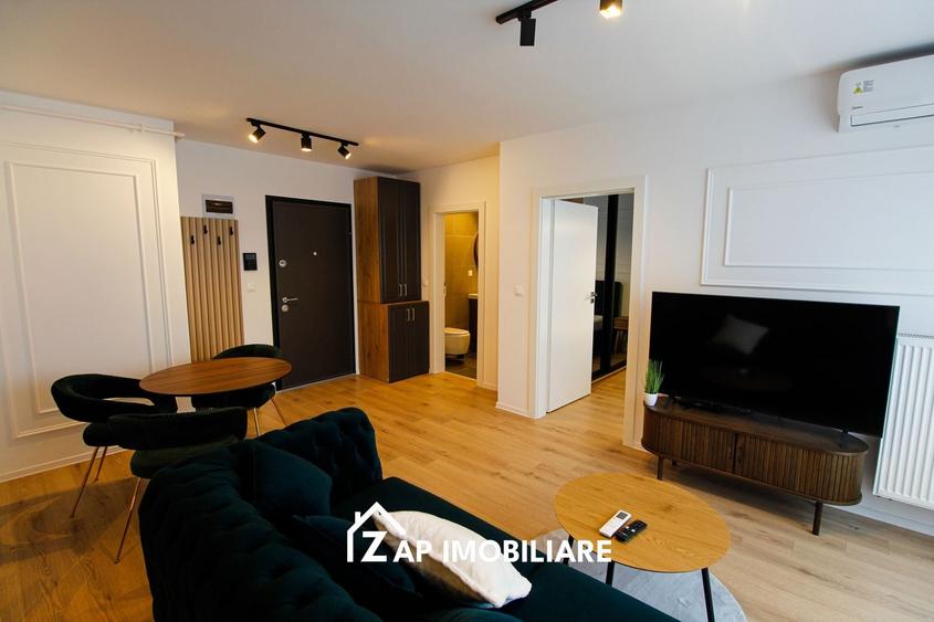 Apartament cu 2 camere, mobilat în Semicentral