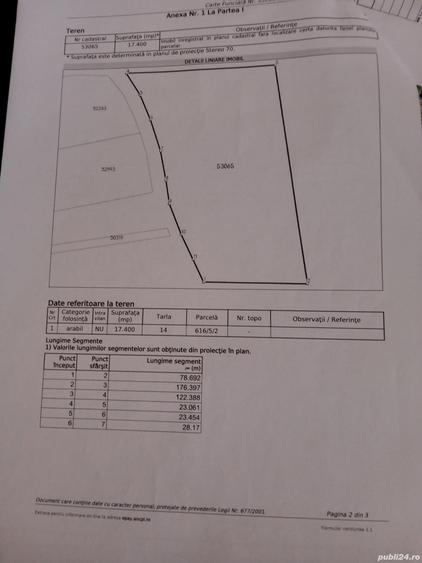 Teren de 17400 mp, în Chirileu