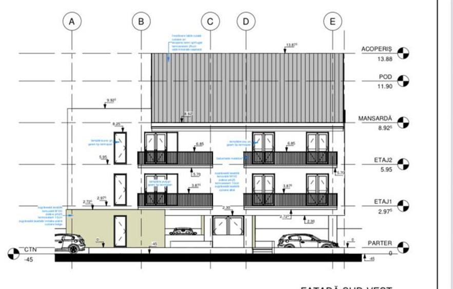 Teren Construcții intravilan de 274 mp, în Chitila
