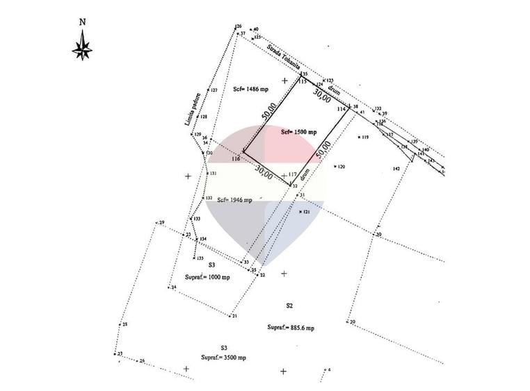 Teren Construcții intravilan de 1500 mp, în Tohănița