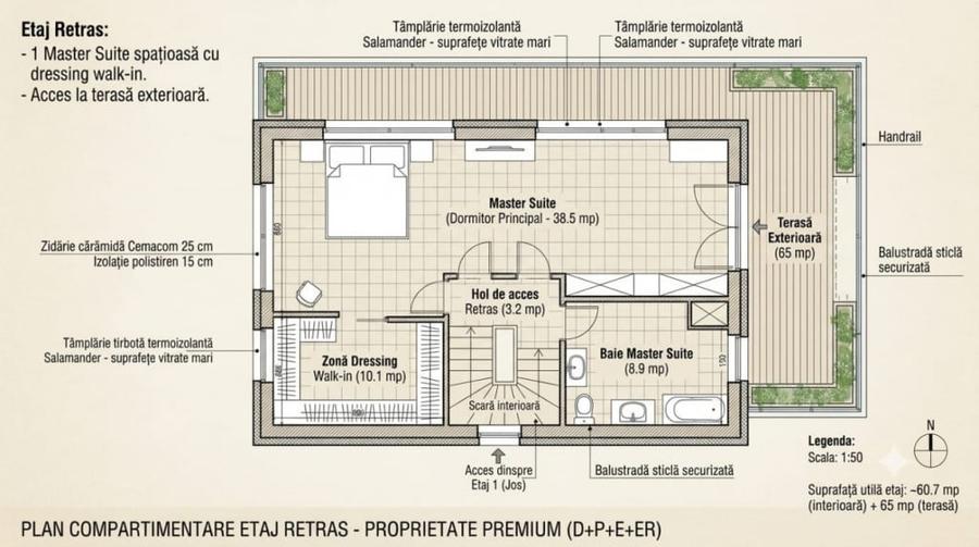Casa Tip Duplex , 150 mp | Manastur | Zona USAMV | - 5