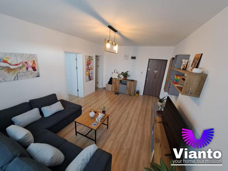 Apartament cu 3 camere semidecomandat, mobilat în Industrial Est