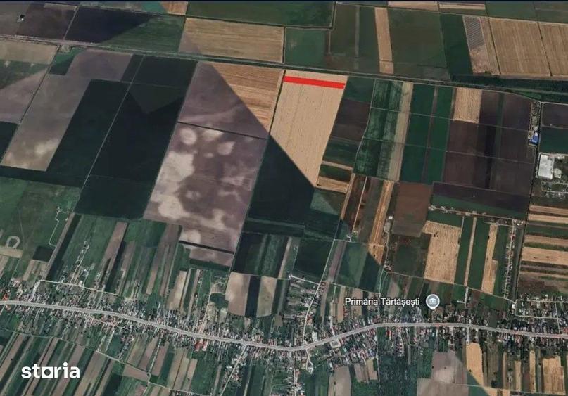 Teren de 10000 mp, în Tărtășești