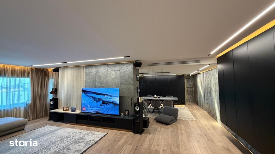 Apartament cu 5 camere, mobilat în Băneasa