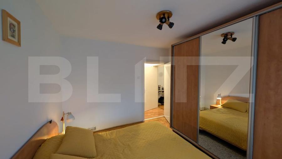 Apartament cu 2 camere semidecomandat, mobilat în Aleea Trandafirilor