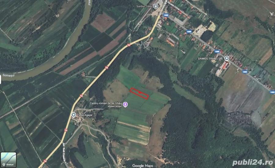 Teren de 2400 mp, în Tihău