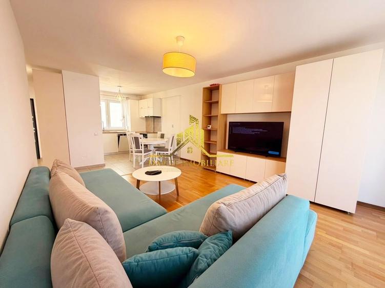 Apartament cu 2 camere semidecomandat, mobilat în Semicentral