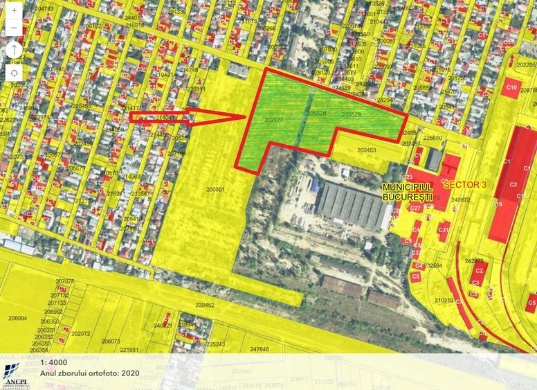 Teren Construcții intravilan de 31000 mp, în 23 August (Cațelul)