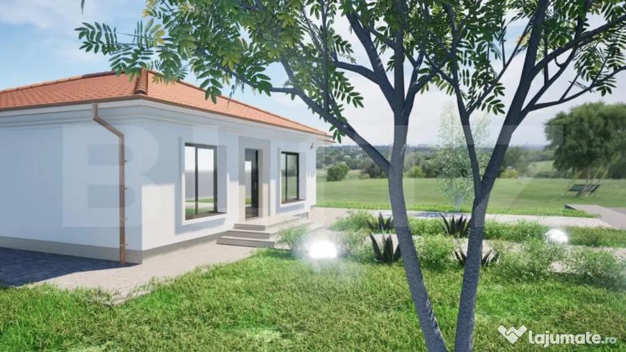 Casă cu 3 camere cu Teren 365 Mp în Micești