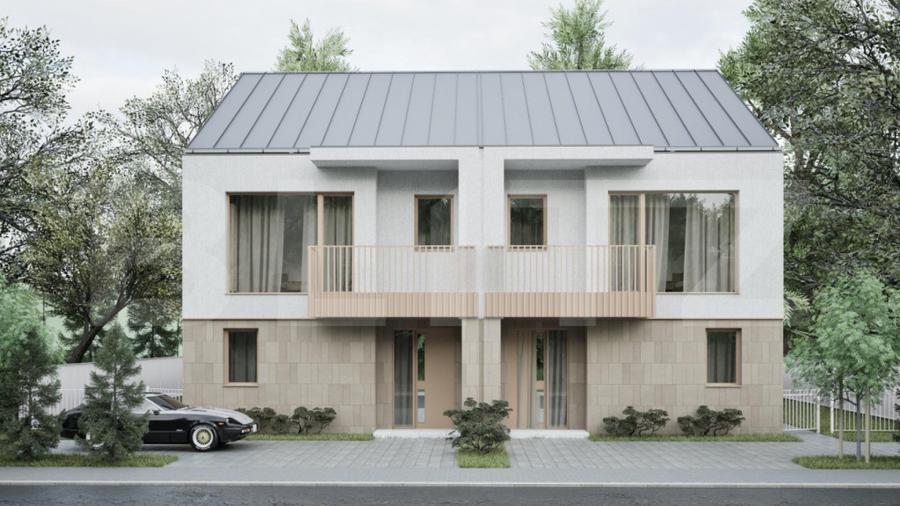 Casă cu 4 camere cu Teren 180 Mp în Popești
