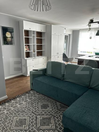 Apartament cu 2 camere semidecomandat, mobilat în Iris