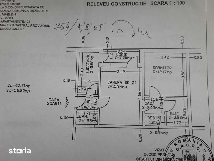Apartament cu 2 camere semidecomandat în Ultracentral