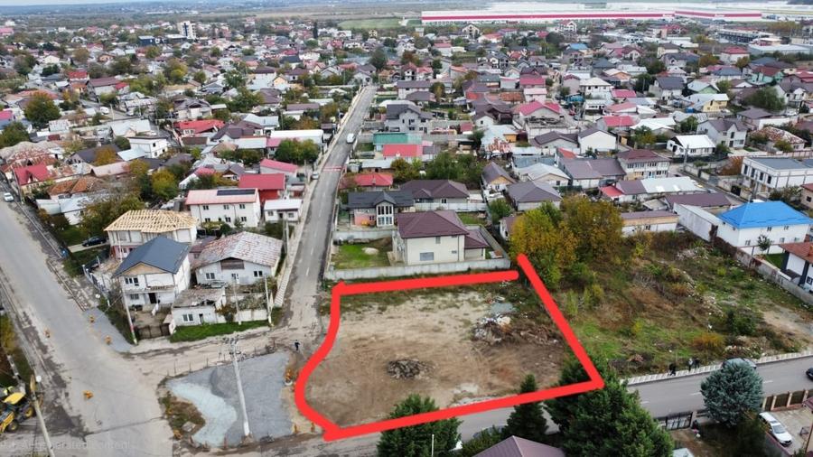 Teren Construcții intravilan de 1269 mp, în Ștefăneștii de Jos