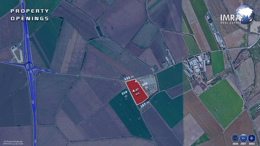 Teren Construcții intravilan de 44700 mp, în Exterior Vest