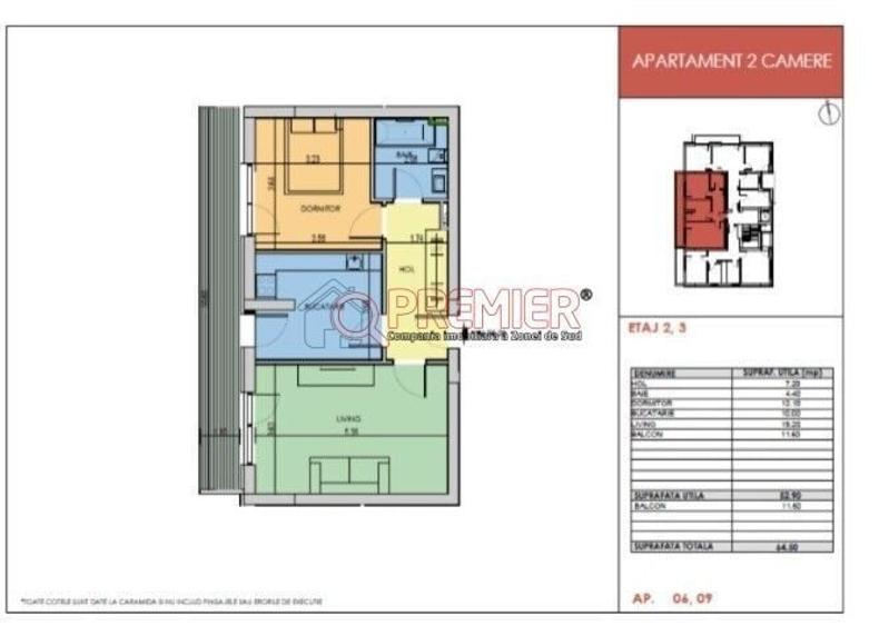 Apartament cu 2 camere în Central