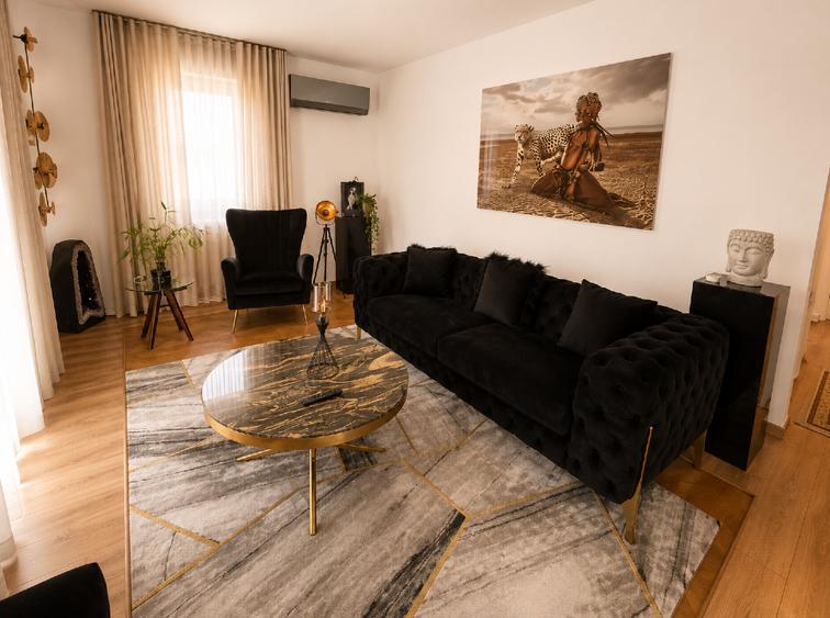 Apartament cu 3 camere semidecomandat, mobilat în Primăverii
