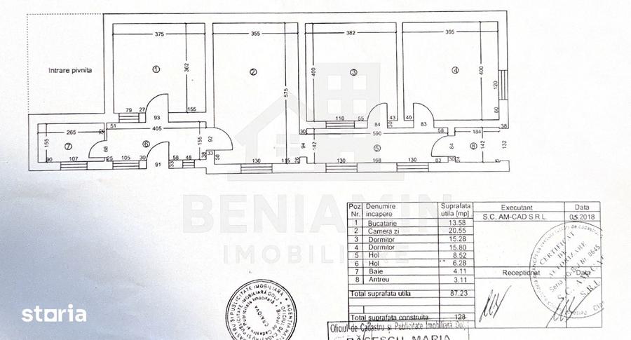 Casă cu 3 camere cu Teren 546 Mp în Romanești